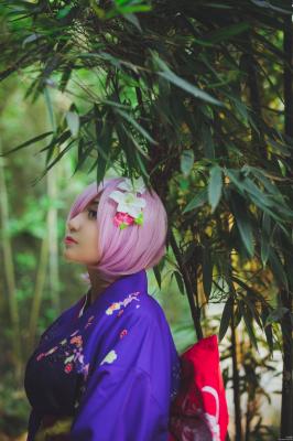 fate./grand order玛修和服cosplay-萌图百科