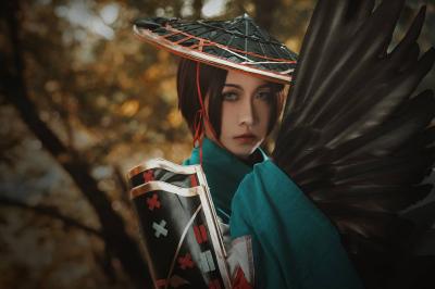网易阴阳师手游姑获鸟慈屋稚子cosplay-萌图百科