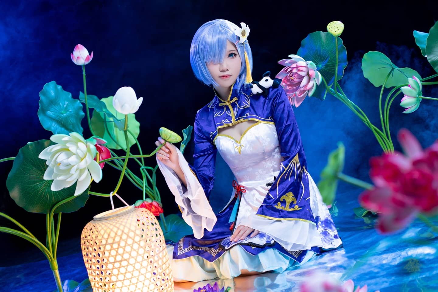 蕾姆 小荷月色 cos-萌图百科