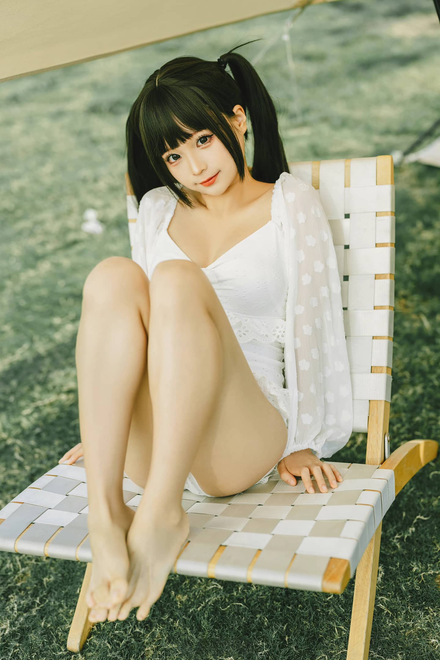 少女夏季写真-萌图百科