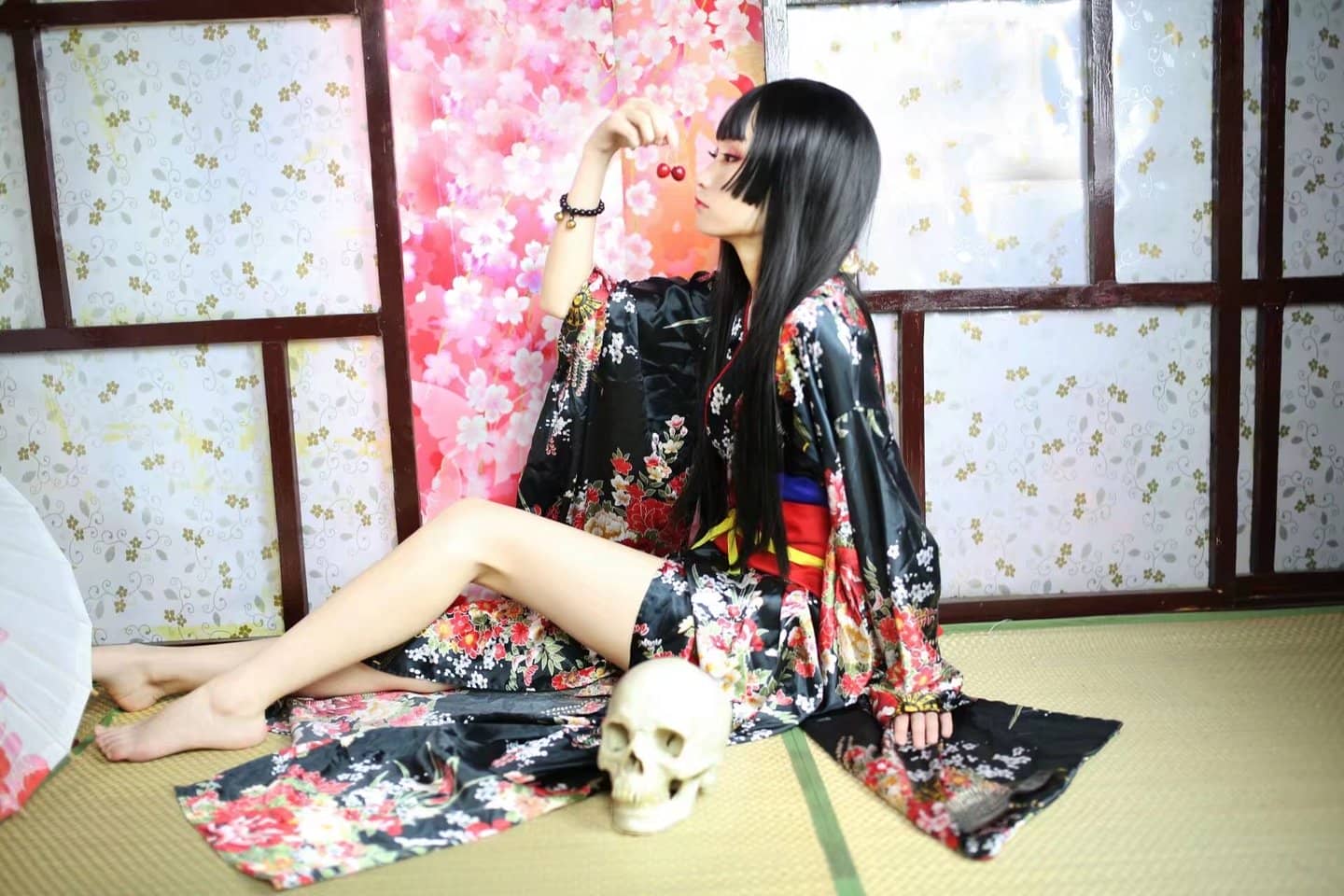 地狱少女阎魔爱cosplay-萌图百科