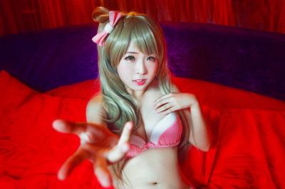 【cos正片】love live 南小鸟同人内衣.ver cosplay-萌图百科