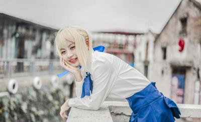 saber呐～cosplay-萌图百科