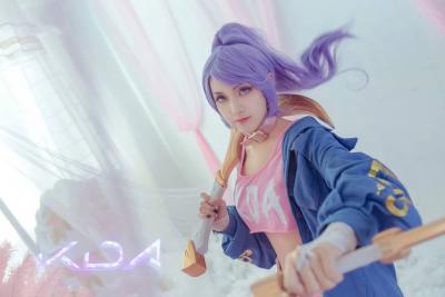 英雄联盟·阿卡丽cosplay-萌图百科