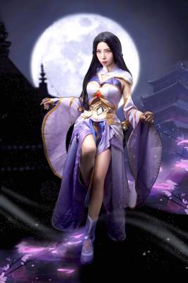 王者荣耀露娜cosplay-萌图百科