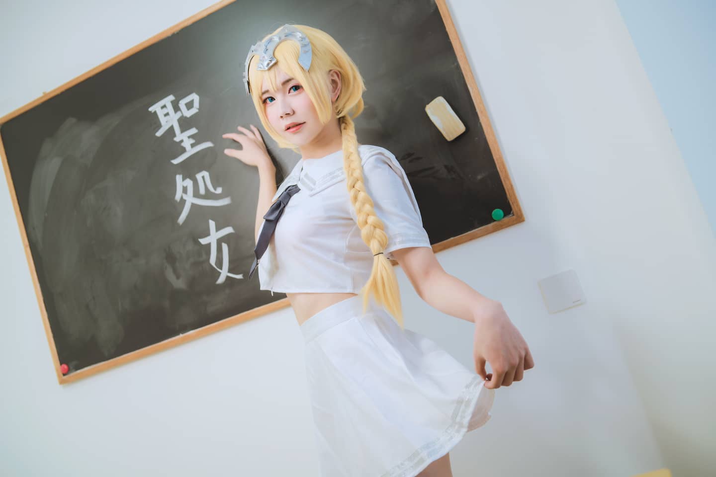 白贞德同人JK制服-萌图百科