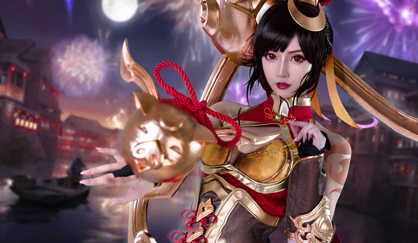 英雄联盟 至臻薇恩cosplay-萌图百科