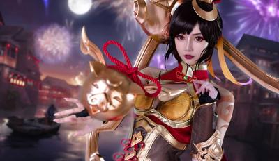 英雄联盟 至臻薇恩cosplay-萌图百科