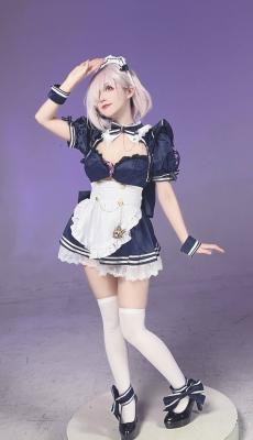《Fate/Grand Order》玛修女仆cosplay-萌图百科