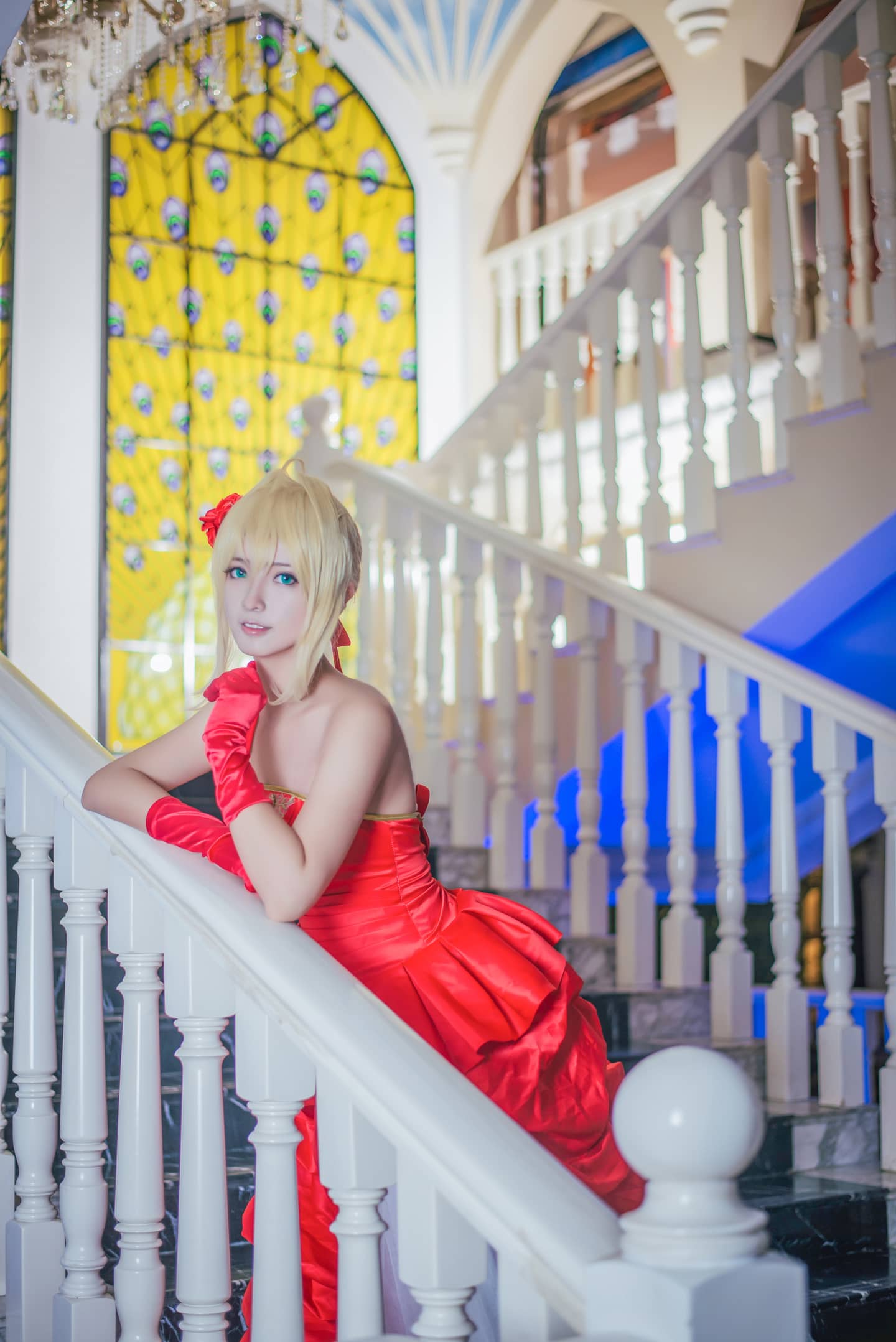 fate十周年同人礼服cosplay-萌图百科