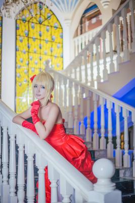 fate十周年同人礼服cosplay-萌图百科