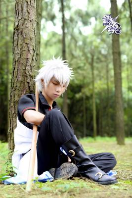 银魂坂田银时cosplay-萌图百科