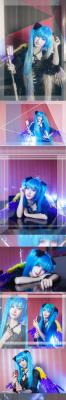 初音未来黑色小礼服-萌图百科