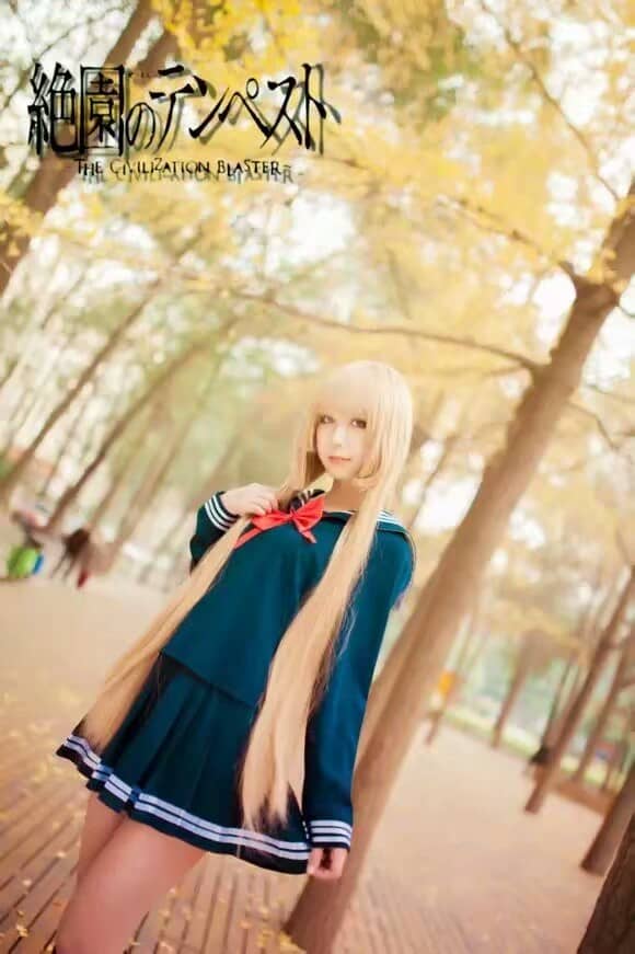 绝园的暴风雨 不破爱花cosplay-萌图百科