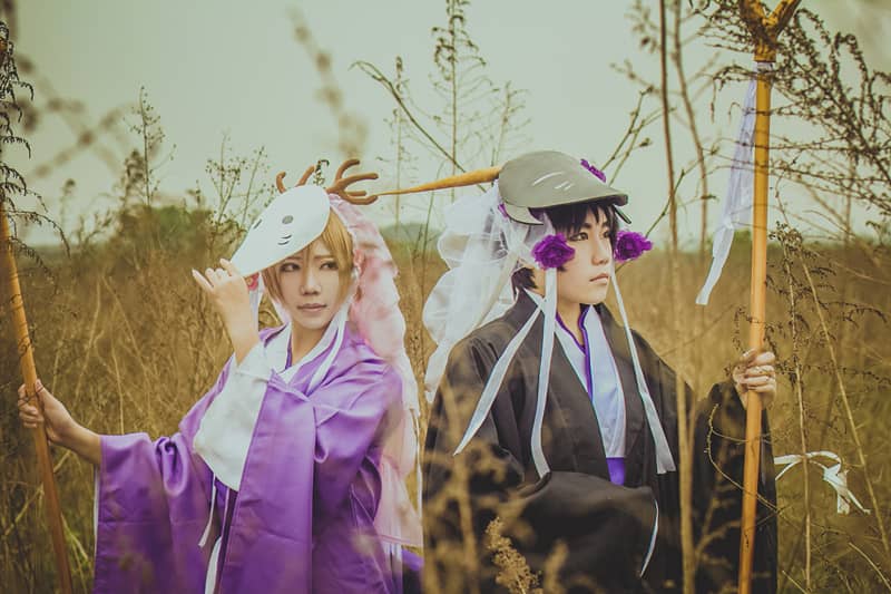 夏目友人帐丰月神/不月神cosplay-萌图百科