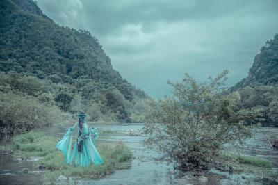 剑网3雪河琴娘cosplay-萌图百科