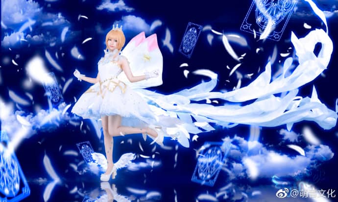 魔卡少女樱-透明牌小樱cosplay-萌图百科