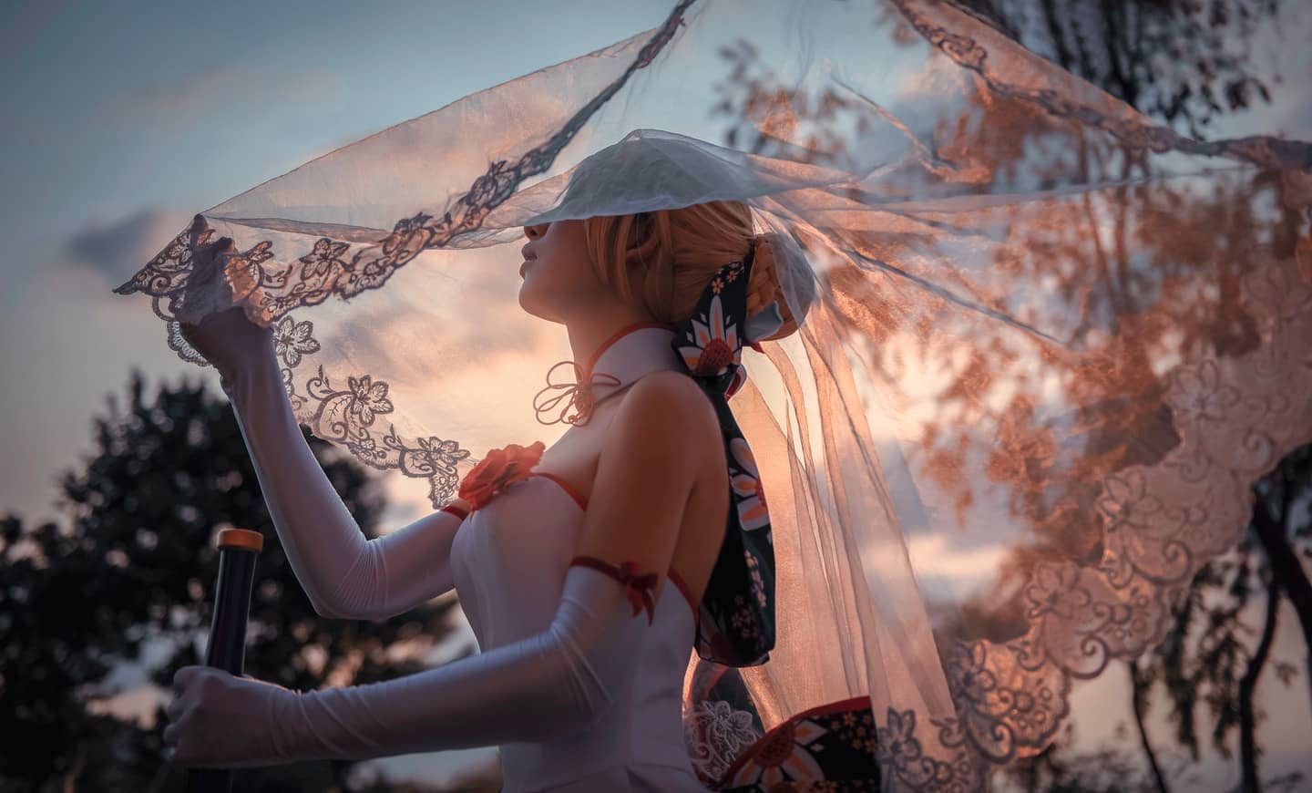 Fate/GrandOrder saber cosplay-萌图百科