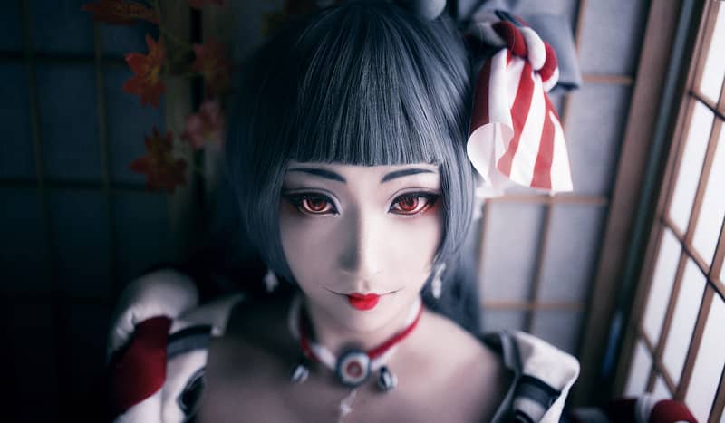 阴阳师手游 鬼女红叶cosplay-萌图百科
