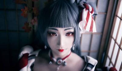 阴阳师手游 鬼女红叶cosplay-萌图百科