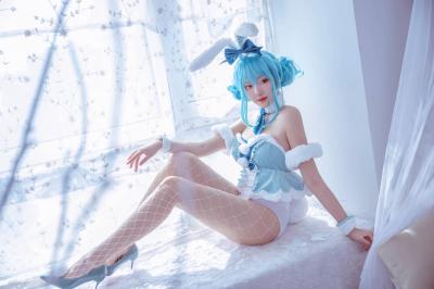 初音兔女郎cosplay-萌图百科