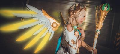 守望先锋胜利女神天使COSPLAY-萌图百科