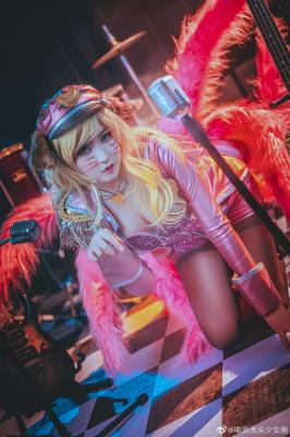 英雄联盟阿狸偶像歌手cosplay-萌图百科