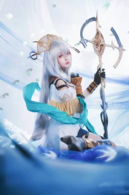 《明日方舟》浊心斯卡蒂cosplay-萌图百科