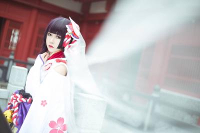【阴阳师雪女】残雪cosplay-萌图百科
