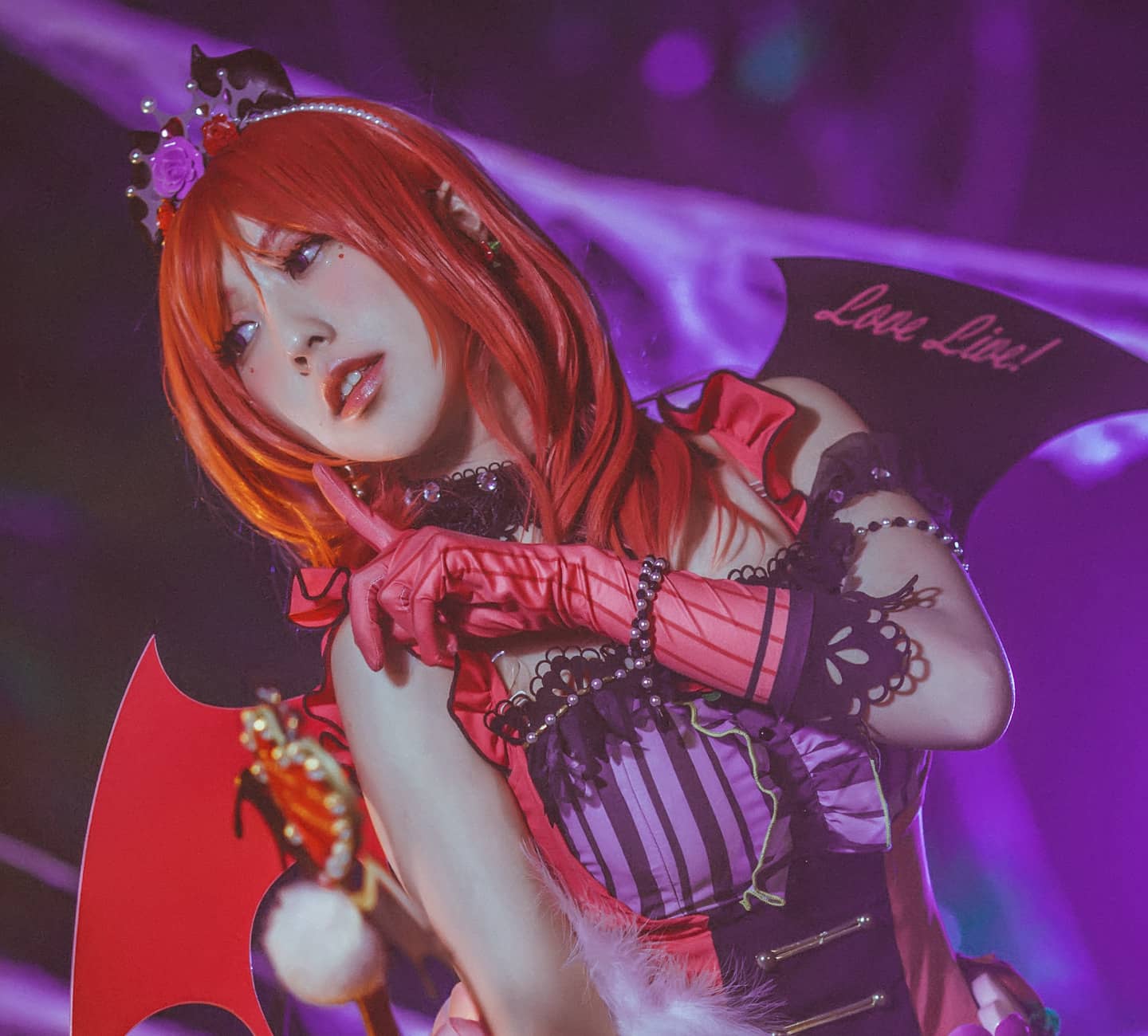 TYA事务所 Lovelive！maki小恶魔cosplay-萌图百科