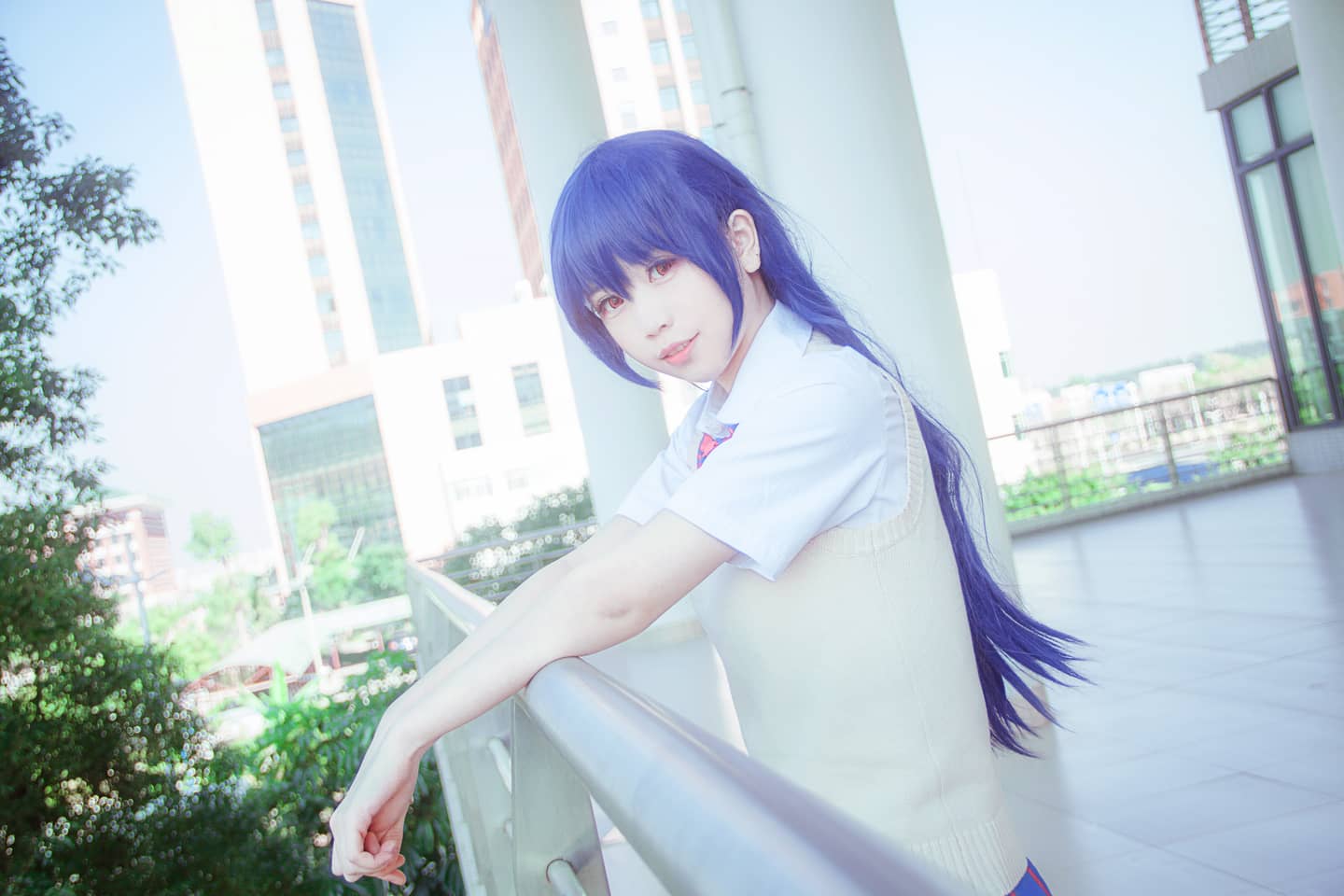 LOVE LIVE园田海未 cosplay-萌图百科
