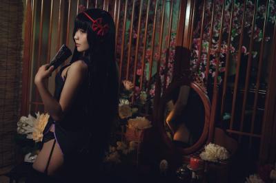 魔法少女小圆 晓美焰旗袍cosplay-萌图百科