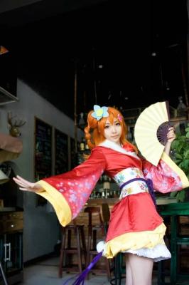 LoveLive=剧场版果=angelc！angel！高坂穗乃果cosplay-萌图百科