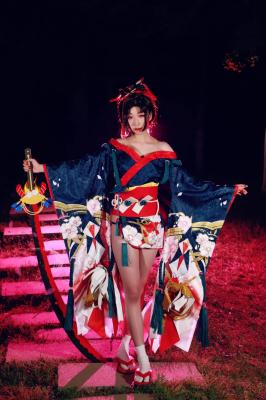 阴阳师妖刀姬樱雨花舞Cosplay-萌图百科