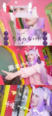 小林家的龙女仆康娜cosplay，愿意和我一起放烟花吃吃吃吗-萌图百科