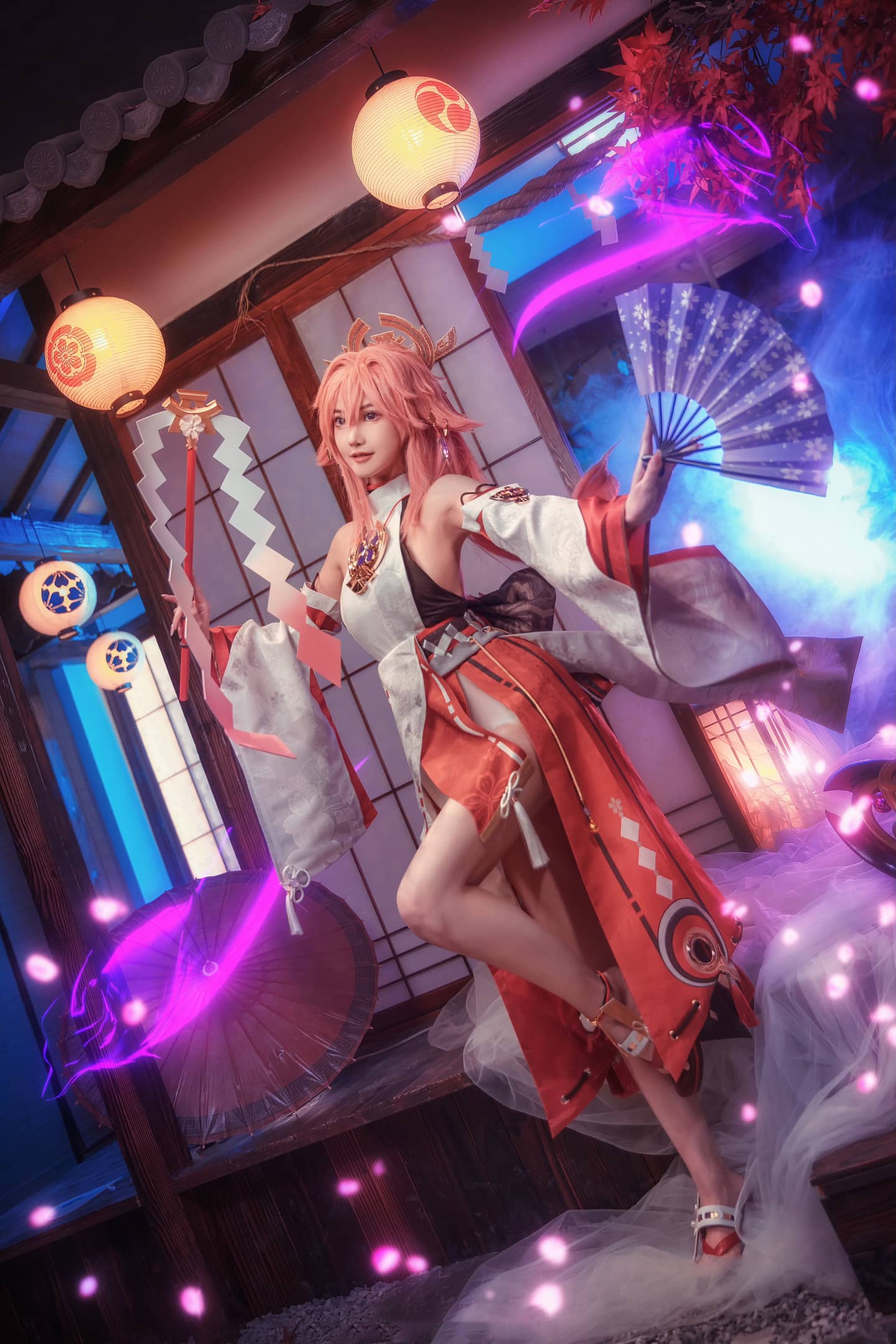 《原神》八重神子cosplay-萌图百科