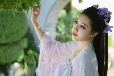 2021国庆上海植物园汉服写真-萌图百科