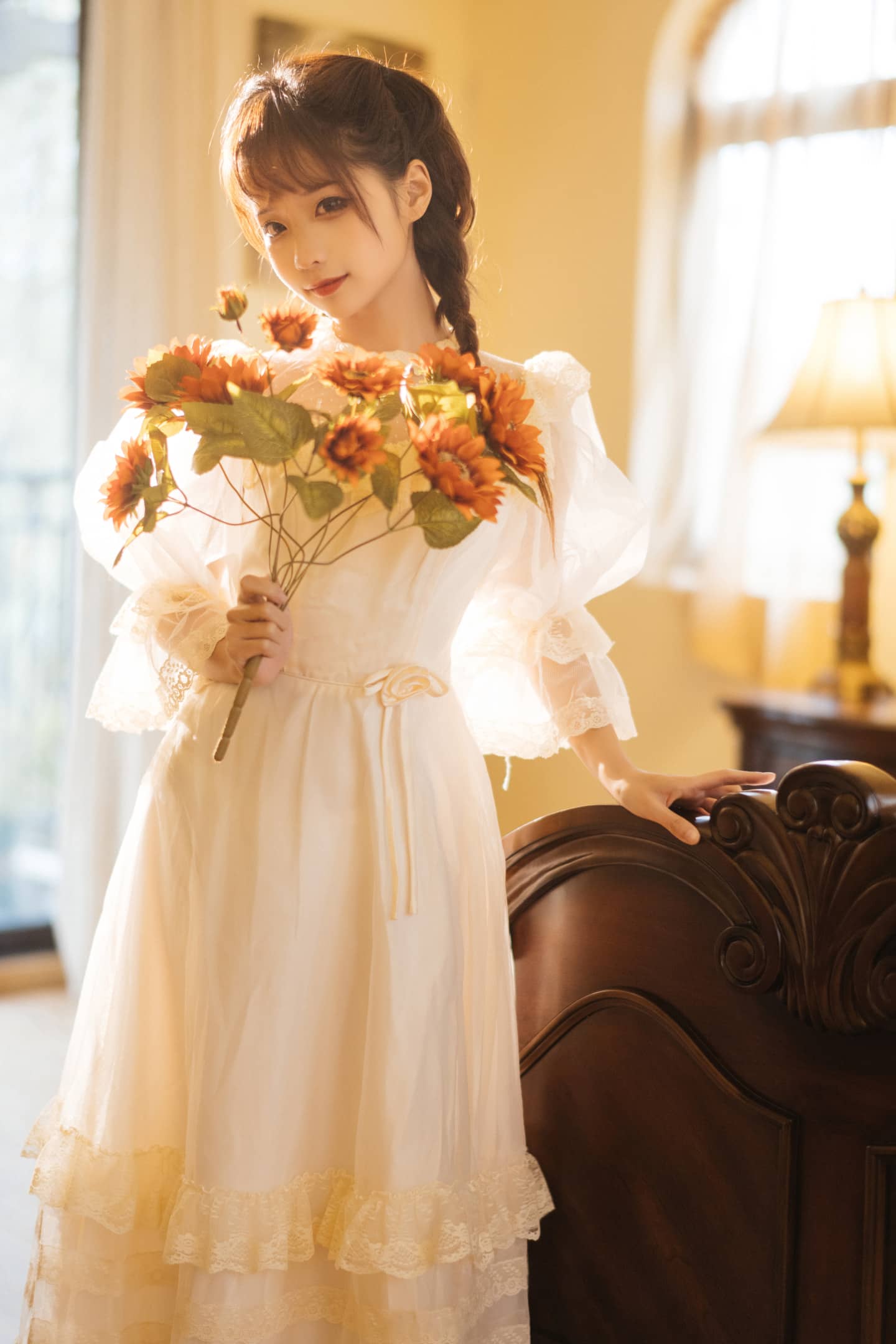 少女复古写真-萌图百科