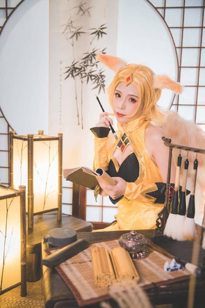 王者荣耀妲己cosplay-萌图百科