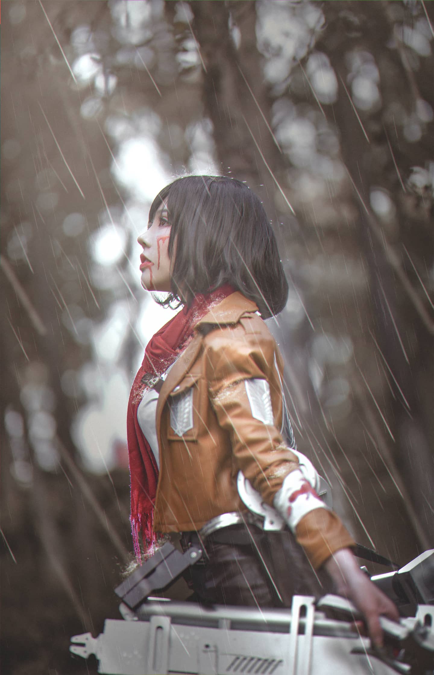 进击的巨人 三笠cosplay-萌图百科