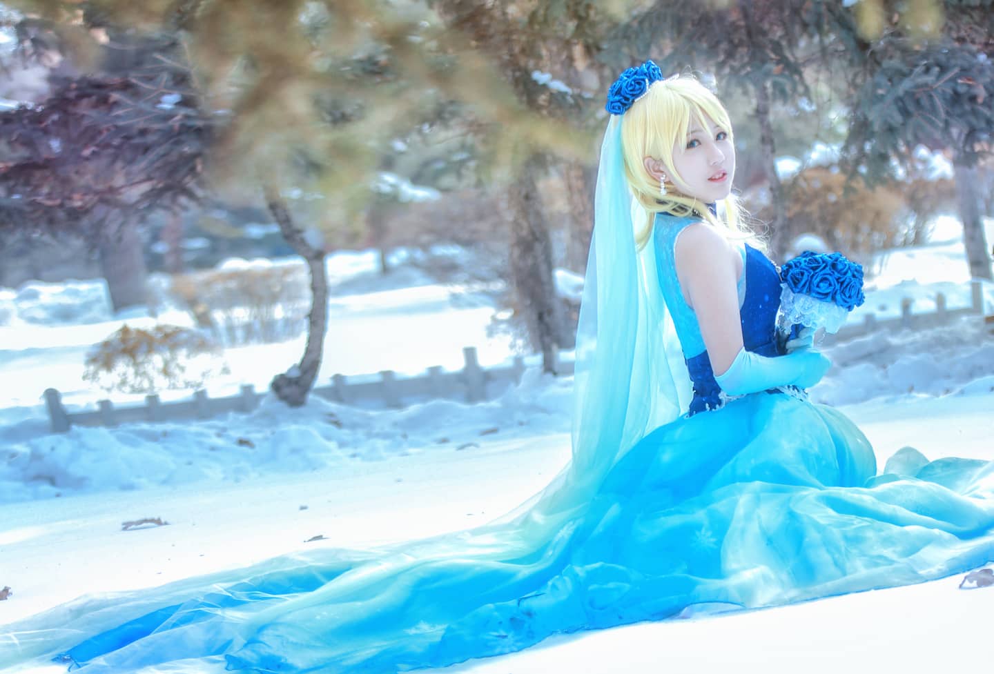 TYA事务所 LoveLive绚濑绘里雪公主Cosplay-萌图百科