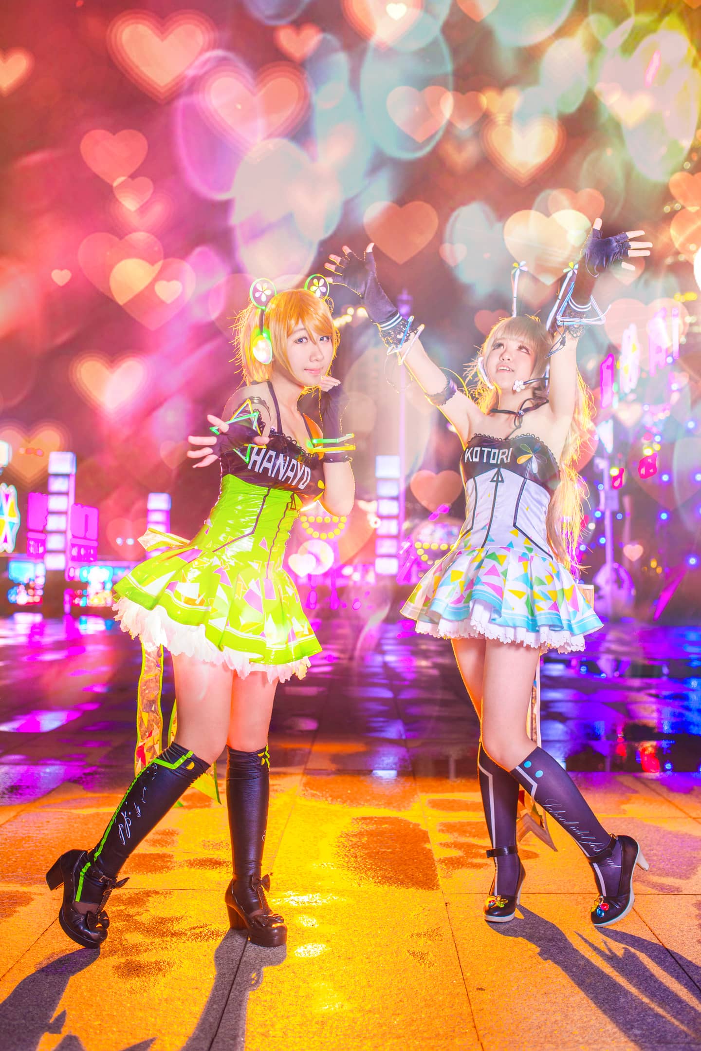 Love Live！小泉花阳南琴梨电玩觉醒Cosplay-萌图百科