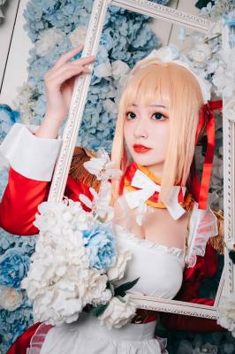 《FGO》尼禄女仆 cosplay-萌图百科