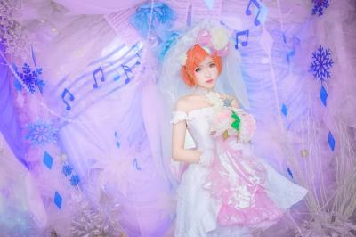 星空凛花嫁cosplay-萌图百科