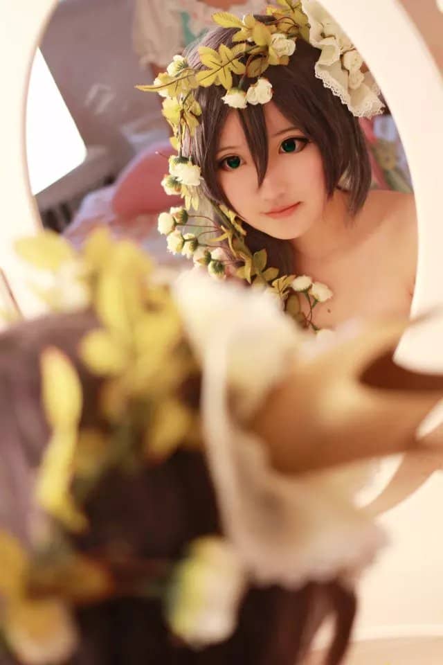 lovelive 东条希长发公主cosplay-萌图百科