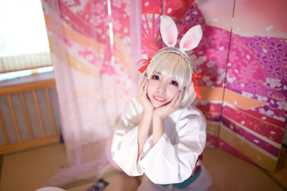 阴阳师山兔cosplay 你要和我学兔子舞么～-萌图百科
