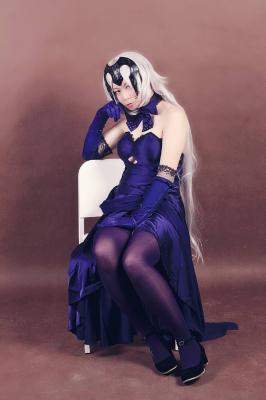 圣夜的晚餐 黑贞德cosplay-萌图百科