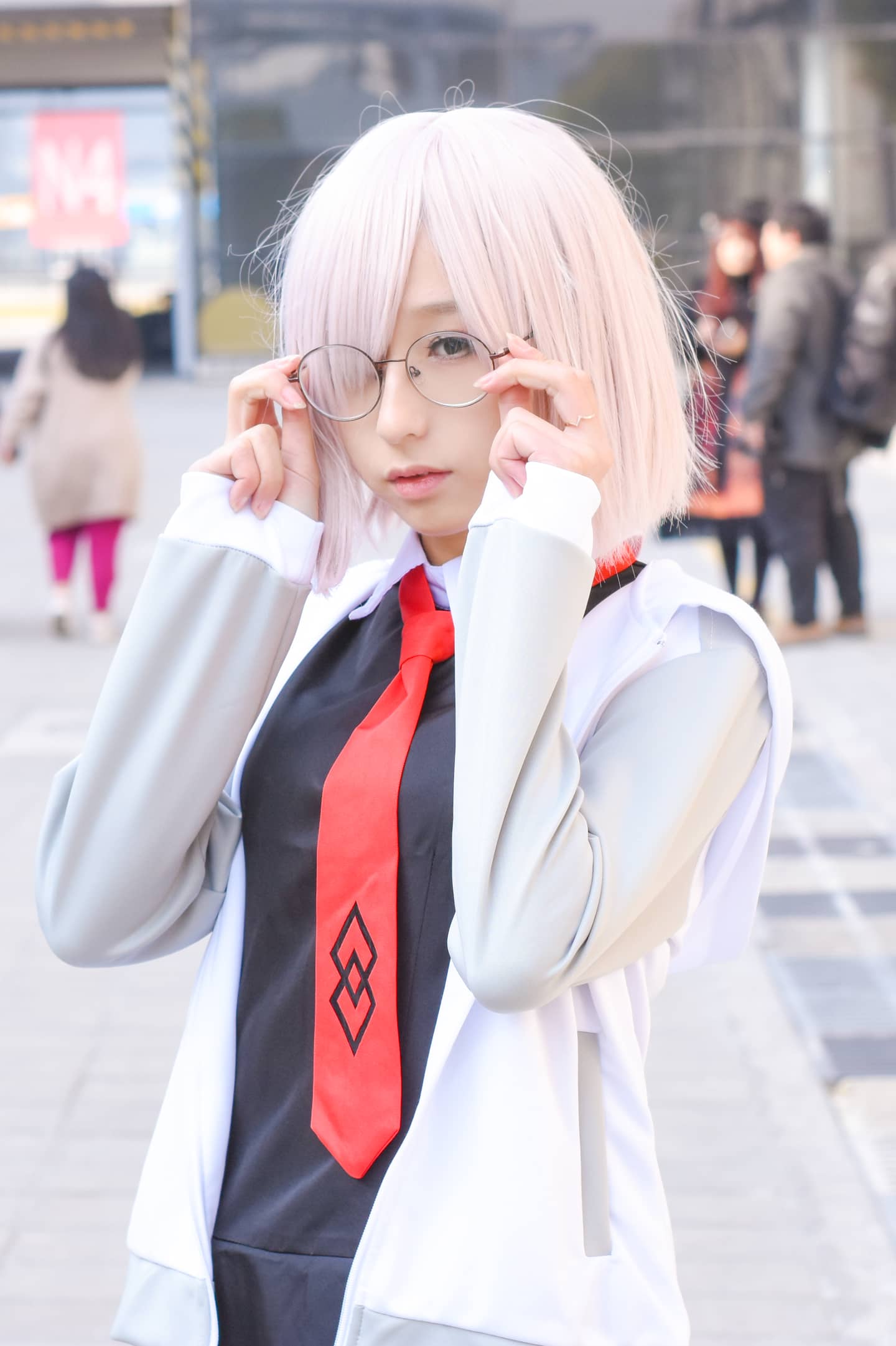 玛修CP场照 cosplay-萌图百科
