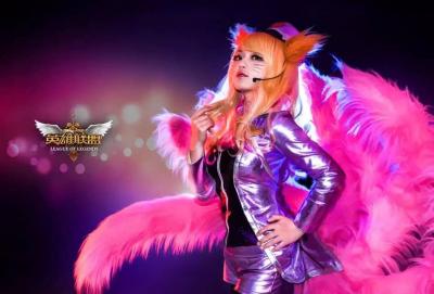 偶像歌手阿狸cosplay-萌图百科