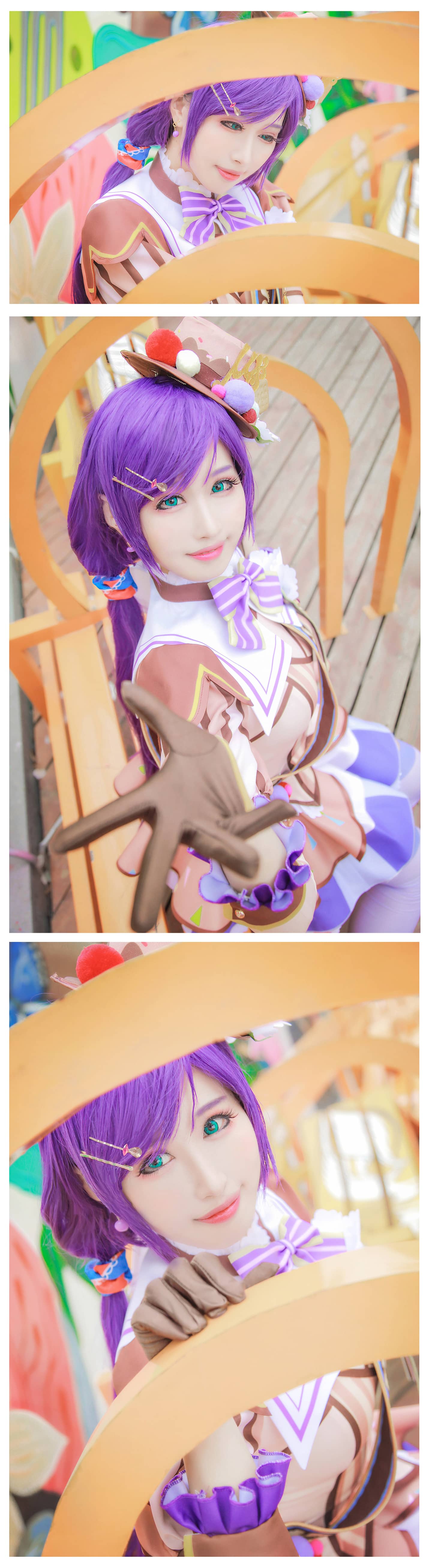 lovelive东条希cosplay，冰淇淋觉醒-萌图百科